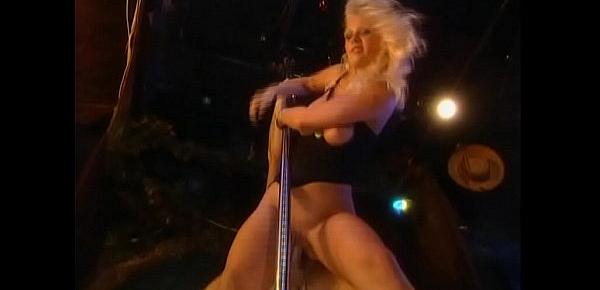  Lap dancer fucked on stage by spectators!